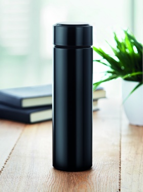 Logo trade corporate gift photo of: Bottle with touch thermometer