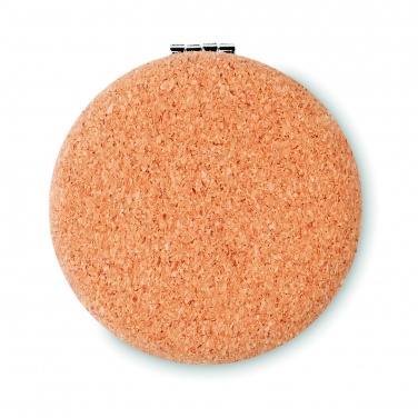 Logo trade promotional merchandise picture of: Pocket mirror with cork cover