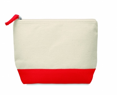 Logotrade advertising product picture of: Bicolour cotton cosmetic bag