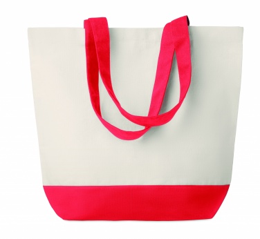 Logotrade promotional giveaway picture of: Canvas beach bag 280gr/m2