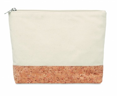 Logotrade promotional products photo of: Cork & cotton cosmetic bag