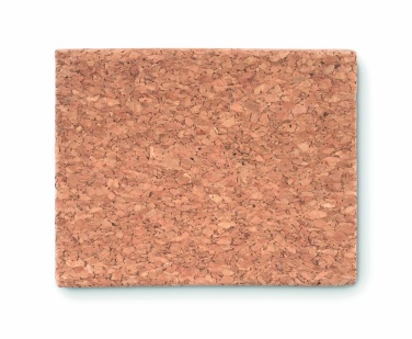 Logo trade promotional product photo of: Cork sticky note memo pad