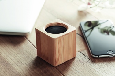 Logotrade promotional merchandise picture of: Bamboo wireless speaker