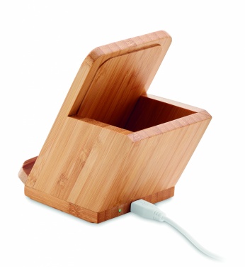 Logotrade promotional merchandise photo of: Wireless charger pen holder 5W BAICOI