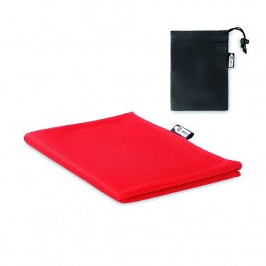 Logotrade promotional item picture of: RPET sports towel and pouch