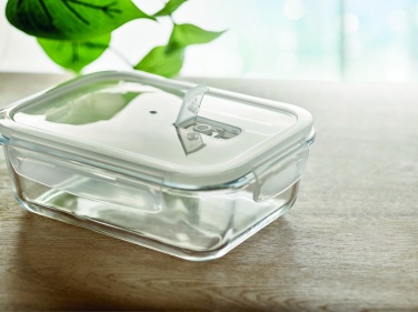 Logotrade advertising products photo of: Glass lunchbox & PP lid 900ml