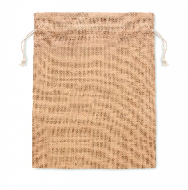 Logotrade corporate gift image of: Medium jute gift bag 25 x 32cm