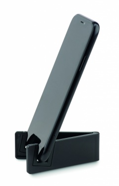 Logo trade promotional items picture of: Phone holder bamboo fibre/PP