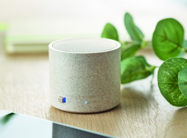 Logotrade corporate gifts photo of: 3W speaker in wheat straw/ABS