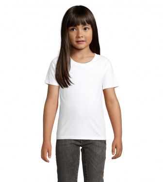 Logo trade corporate gifts image of: PIONEER KIDS T-SHIRTORGANIC