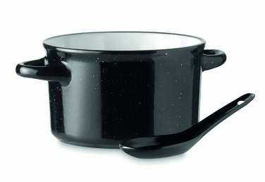 Logo trade promotional gifts image of: Ceramic vintage bowl 550 ml