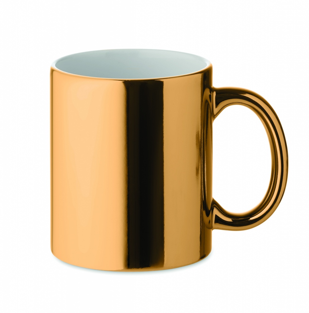 Logo trade advertising products picture of: Ceramic mug metallic 300 ml