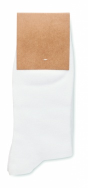 Logo trade promotional giveaway photo of: Pair of socks in gift box L