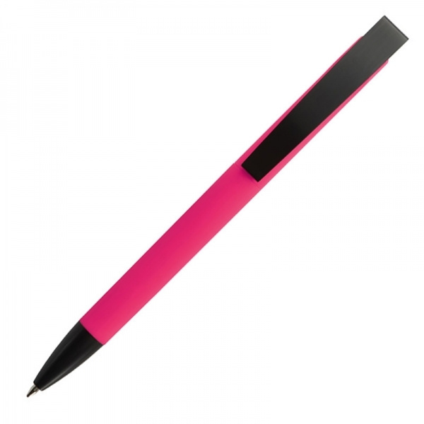Logotrade corporate gifts photo of: Metal ballpen soft touch BRESCIA