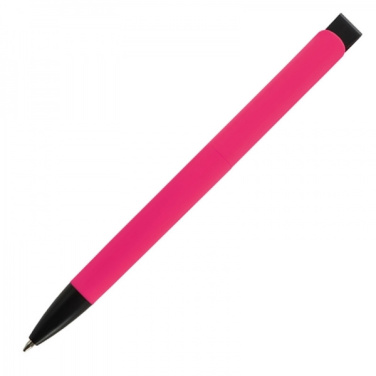 Logo trade corporate gifts picture of: Metal ballpen soft touch BRESCIA