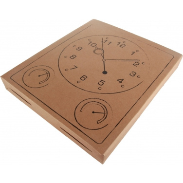 Logo trade corporate gifts image of: Plastic wall clock DEN HAAG