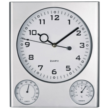 Logo trade advertising products image of: Plastic wall clock DEN HAAG