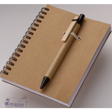Logo trade promotional giveaway photo of: A6 ECO Notepad KEYSTONE
