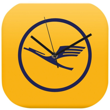 Logo trade corporate gifts image of: Wall clock with all over clock face BEL AIR