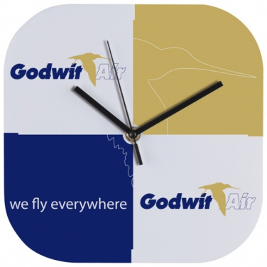 Logo trade corporate gifts image of: Wall clock with all over clock face BEL AIR