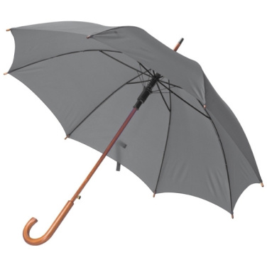 Logotrade corporate gift image of: Wooden automatic umbrella NANCY