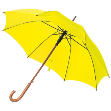 Logotrade promotional product picture of: Wooden automatic umbrella NANCY