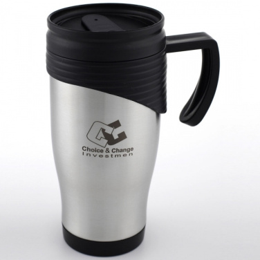Logotrade promotional merchandise image of: Stainless steel thermo cup EL PASO 400 ml