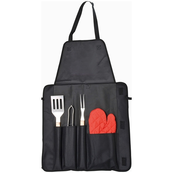 Logo trade promotional products image of: Barbecue set AURORA