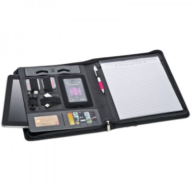Logo trade business gift photo of: A4 folder with power bank Elda