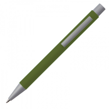 Logotrade promotional merchandise photo of: Metal ballpen soft touch ABU DHABI