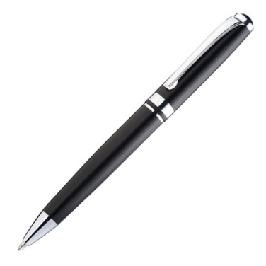 Logo trade promotional item photo of: Metal ballpen CLAYTON