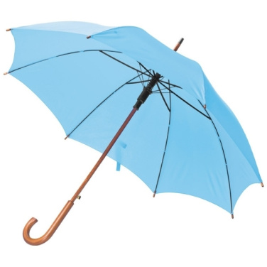Logotrade promotional merchandise picture of: Wooden automatic umbrella NANCY