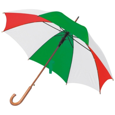 Logotrade promotional item picture of: Wooden automatic umbrella NANCY