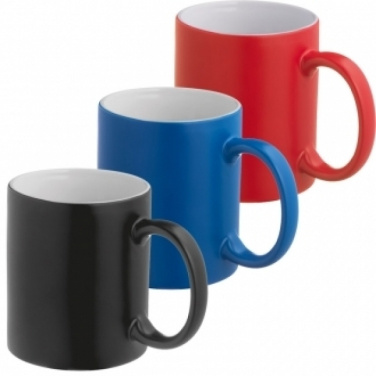 Logo trade corporate gifts picture of: Ceramic cup LISSABON 300 ml