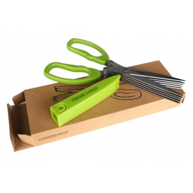 Logo trade promotional merchandise picture of: Chive scissors BILBAO