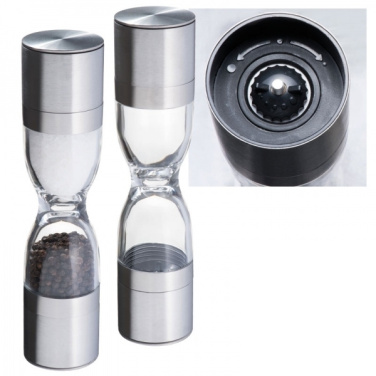 Logotrade promotional product picture of: Salt and pepper mill 2-in-1 ROME