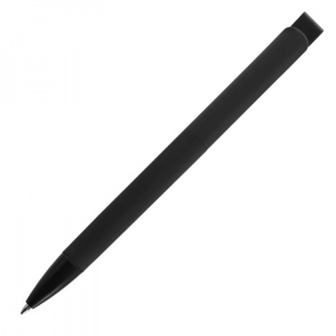 Logo trade advertising product photo of: Metal ballpen soft touch BRESCIA