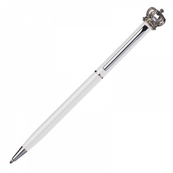 Logo trade promotional giveaway photo of: Metal ballpen KINGS PARK