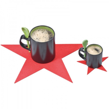 Logo trade promotional product photo of: Felt star set KARLSTAD