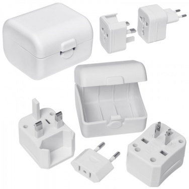 Logotrade promotional merchandise image of: Travel adapter PERU