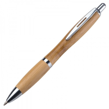 Logo trade promotional gift photo of: Wooden ballpen BRENTWOOD