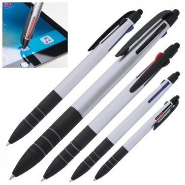 Logotrade promotional item picture of: Plastic ballpen 3in1 BOGOTA