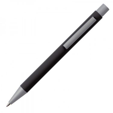 Logo trade promotional products picture of: Metal ballpen soft touch ABU DHABI