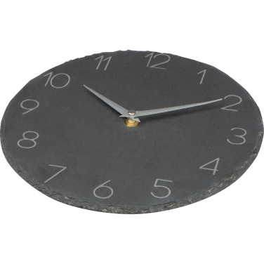 Logotrade promotional giveaways photo of: Slate wall clock GRAZ