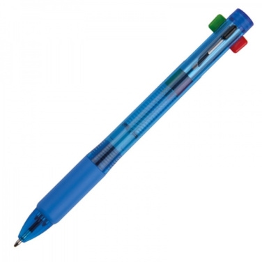 Logo trade advertising product photo of: Plastic ballpen 4in1 NEAPEL