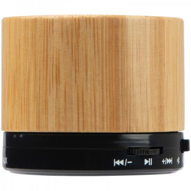 Logo trade promotional merchandise image of: Bamboo bluetooth speaker FLEEDWOOD