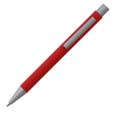 Logo trade business gifts image of: Metal ballpen soft touch ABU DHABI