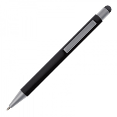 Logo trade promotional item photo of: Metal ballpen touch pen soft touch SALT LAKE CITY