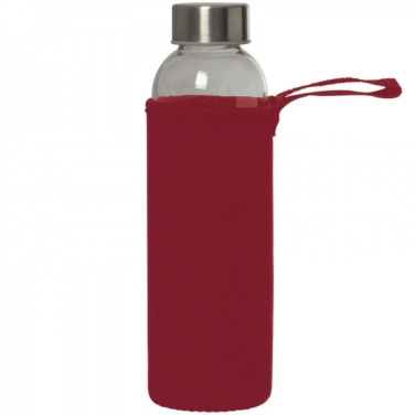 Logo trade promotional merchandise photo of: Glass bottle KLAGENFURT 500 ml