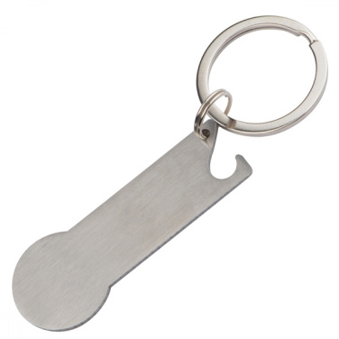 Logo trade advertising products image of: Keyring with shopping cart chip STICKIT